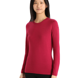 T-shirt Femme Ml 260 Tech Crewe Cherry - Tee Shirt Ml | Icebreaker