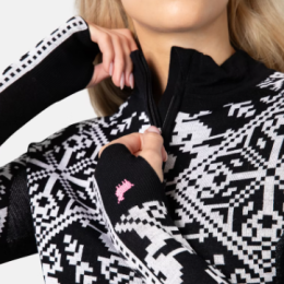 Saga Half Zip Black Kari Traa