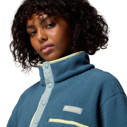Polaire Femme Helvetia Ii Cropped Everblue Crushed Blue - Polaire