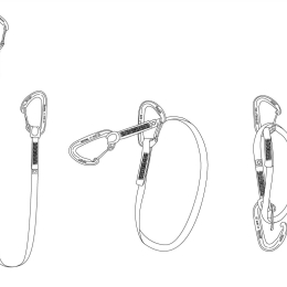 Degaine Kestrel Qd St-sling Dyn 12 80cm - Degaine Unite | Ocun
