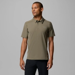 Polo Diamond Peak Pro Stone Green - Tee Shirt Mc | Columbia Sportswear