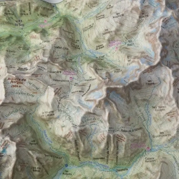 Carte En Relief Ecrins Sud - Equipement Outdoor | Deniveles Editions