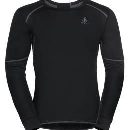 T-shirt Active X Warm Eco Crew Black - Tee Shirt Ml | Odlo