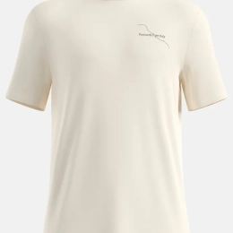 T-Shirt Merino 160 Postcards Gardenia - Tee Shirt Mc | Odlo