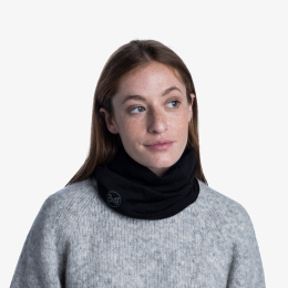 Tour De Cou Merino Midweight Solid Black - Bandeau | Buff