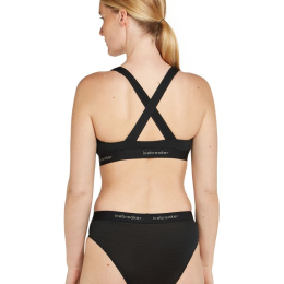 Brassiere Mer 125 Cool-lite Sprite Racerback Black | Icebreaker