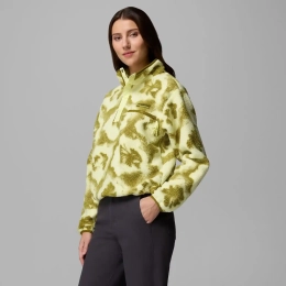 Polaire Femme Helvetia II Printed Cropped Citron Haze Sprayflower - Polaire | Columbia
