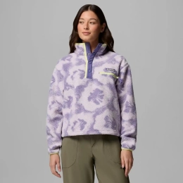 Polaire Femme Helvetia II Printed Cropped Stormwatch Sprayflower  - Polaire | Columbia