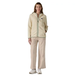Retro Pile Sweat Natural Ellwood Green F - Polaire | Patagonia
