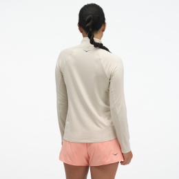 T-Shirt Femme Skyform Rock Grey Htr - Tee Shirt Ml | Hoka