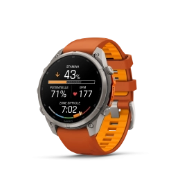 Fenix 9 Pro 47mm Amoled Inreach titane anthracite bracelet Sparkle  - Gps | Garmin