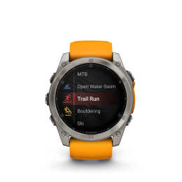 Fenix 8 51mm Amoled Sapphire Titane Graphite - Gps Running | Garmin