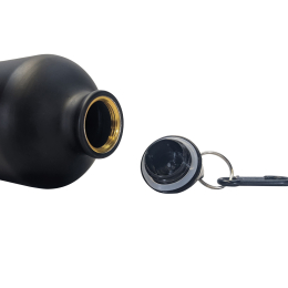 Gourde Aluminium 1l - Noire - Gourde Rigide | Azimut Outdoor