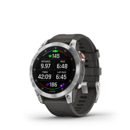 Epix Acier Silver – Bracelet Gris - Gps Running | Garmin
