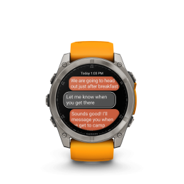 Fenix 8 51mm Amoled Sapphire Titane Graphite - Gps Running | Garmin