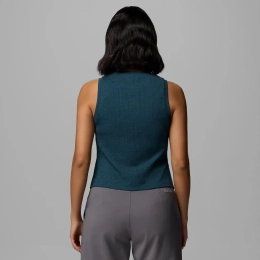 Débardeur Femme Columbia Move High Neck Everblue Heather - Debardeur | Columbia