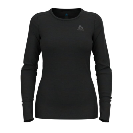 T-shirt Femme Merino 200 Black - Tee Shirt Ml | Odlo