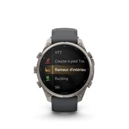Fenix 9 Pro 47mm Amoled Inreach Titane graphite noir - Gps | Garmin
