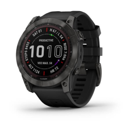Fenix 7x Sapphire Solar Titane Carbon Gray Dlc - Gps Running | Garmin