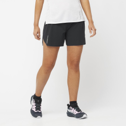 Short Femme Sense Aero 5" Deep Black - Short | Salomon
