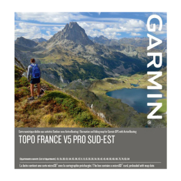 Topo France V5 Pro, Sud-est