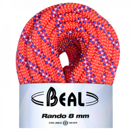Rando 8mm X 20m Orange - Corde | Beal
