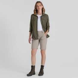 Pantalon Femme Nosilife Pro Convertible Iii Soft Mushroom - Pantalon