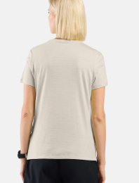 Merino Femme 160 Plain T-shirt Gardenia - Tee Shirt Mc | Odlo