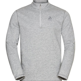 Polaire Berra Mid Layer 1/2 Zip Grey Melange - Polaire | Odlo