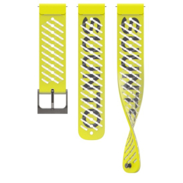 22mm Athletic 5 Silicone Lemon Yellow S+m - Accessoire Gps | Suunto