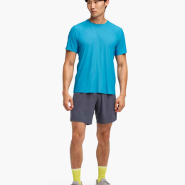 T-shirt Airolite 2.0 Blue - Tee Shirt Mc | Hoka