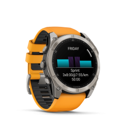 Fenix 8 51mm Amoled Sapphire Titane Graphite - Gps Running | Garmin