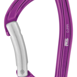 Mousq Djinn Courbe Violet - Mousquetons | Petzl