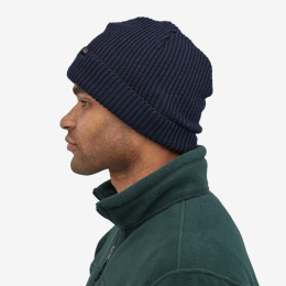 Bonnet Fishermans Rolled Beanie Navy Blue - Bonnet | Patagonia
