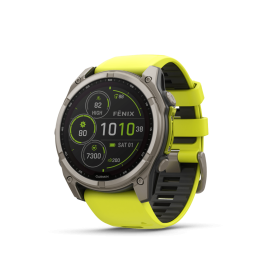 Fenix 8 51mm Solar Sapphire Titane  Graphite - Gps Running | Garmin