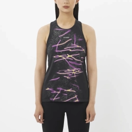 Débardeur Femme Shkout Core Tank Gfx Deep Black - Debardeur | Salomon