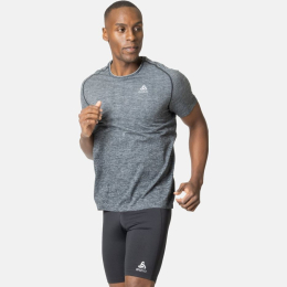 T-shirt Essential Seamless Grey - Tee Shirt Mc | Odlo