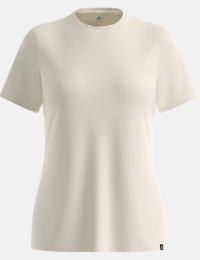 Merino Femme 160 Plain T-shirt Gardenia - Tee Shirt Mc | Odlo