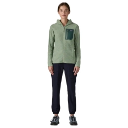 Veste Polaire A Capuche Femme R1 Air Ellwood Green | Patagonia