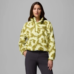 Polaire Femme Helvetia II Printed Cropped Citron Haze Sprayflower - Polaire | Columbia