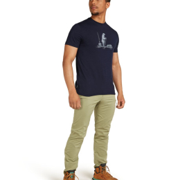 T-shirt Merino 150 Tech Lite Pol Paddle Midnight Navy | Icebreaker