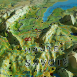 Les Alpes Françaises Et Ses Massifs Alpins - Cartes | 3dmap