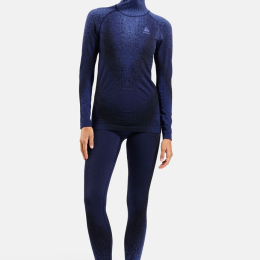 Collant Long Femme Performance Warm Blackcomb Skipper Blue