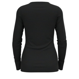 T-shirt Femme Merino 200 Black - Tee Shirt Ml | Odlo