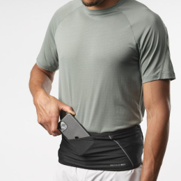 Ceinture High Pulse Belt Black - Ceintures Running | Salomon