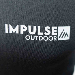Men Fleece 1/2 Zip Top Trail+ Black - Tee Shirt Ml | Impulse Outdoor