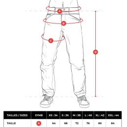 Pantalon Yaniro Dark Red - Pantalon | Nograd