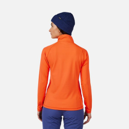 Polaire Femme Mid Layer Stretch Orange Flame