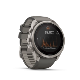 Fenix 9 Pro 51mm Solar Inreach Titane Pebble Grey - Gps | Garmin