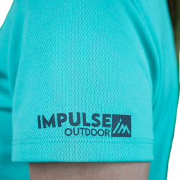 Vetement Running T-shirt Femme Trail+ Turquoise | Impulse Outdoor